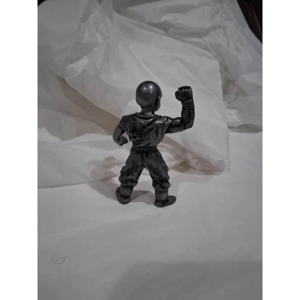 Vintage Dragon Ball Z Y2K Burger King Kids Meal Toy Silver Krillin